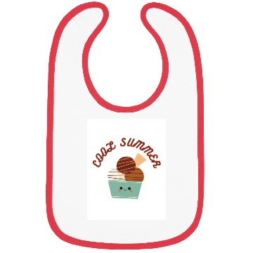 Discover Cool Summer Vibes Ice Cream Bibs