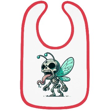 Discover Insect Skeleton Mutant – Tongue-Out Creepy Bug Bibs