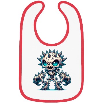 Discover Spiked Bone Monster – Creepy Skeleton Beast Bibs