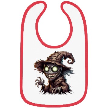 Discover Evil Scarecrow Witch – Creepy Halloween Horror Bibs