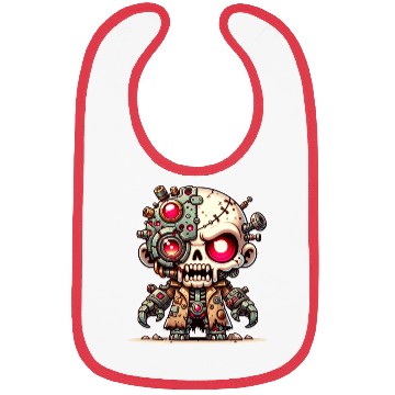 Discover Spiked Bone Monster – Creepy Skeleton Beast Bibs