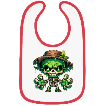 Discover Swamp Skeleton Mutant – Creepy Plant Monster Bibs