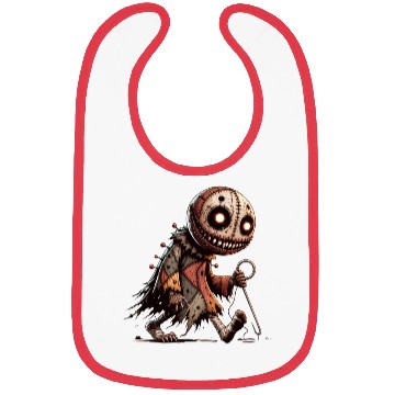 Discover Haunted Rag Doll – Creepy Patchwork Puppet Bibs