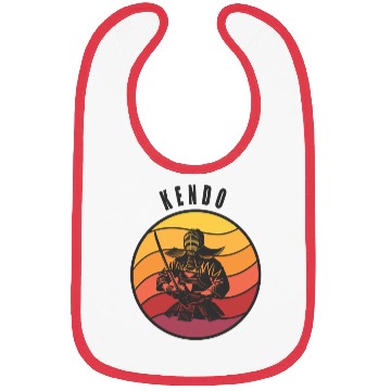 Discover Retro Kendo Samurai Style Bibs