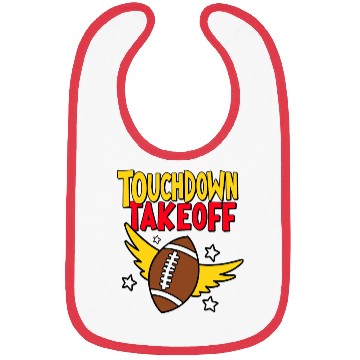 Discover Touchdown Takeoff - Football with Wings Bibs