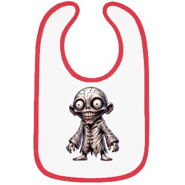Discover Insane Zombie Boy – Creepy Cute Smiling Freak Bibs