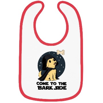 Discover Come to the Bark Side Bibs