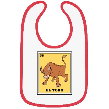Discover Mexican Lottery Card Game El Toro Bibs