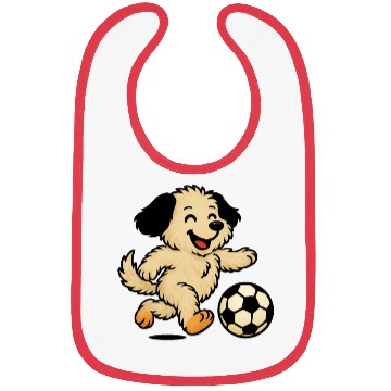 Discover Puppy playing Soccer Bibs
