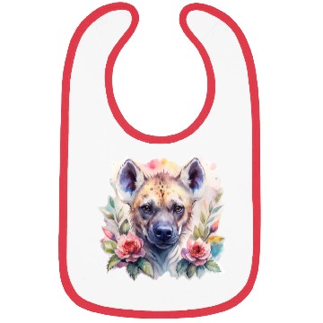 Discover Sage the Blooming Hyena Bibs