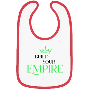 Discover Build Your Empire Lime&Black Bibs