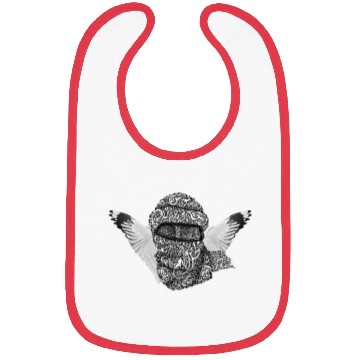 Discover White Minimalist Quotes Bibs Design