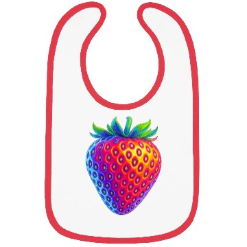 Discover Neon strawberry Bibs