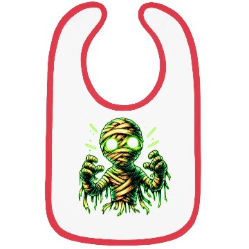 Discover Neon Mummy Glow – Cursed Undead Wrap Bibs
