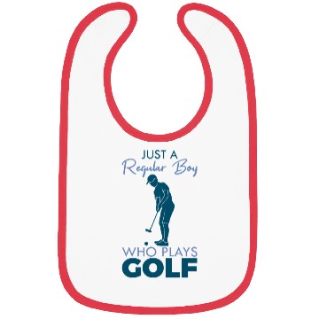 Discover Funny Golfer Boy Bibs