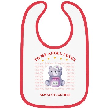 Discover Angel Lover | Cute Bear Love Bibs