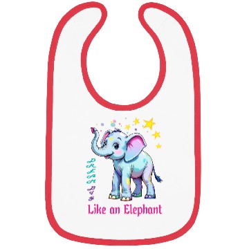 Discover Dream Big Like an Elephant Bibs