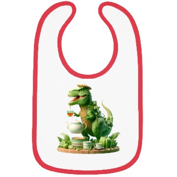 Discover Bibs Tea Rex - Thé mignon et amusant Sticker