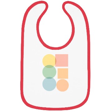 Discover Color circle triangel square sizes Bibs