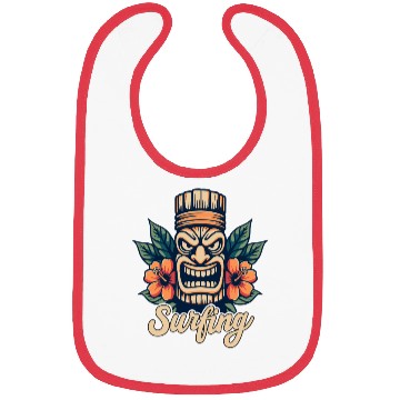 Discover Tiki Surfing Vibes - Hawaii Feeling Pure Bibs