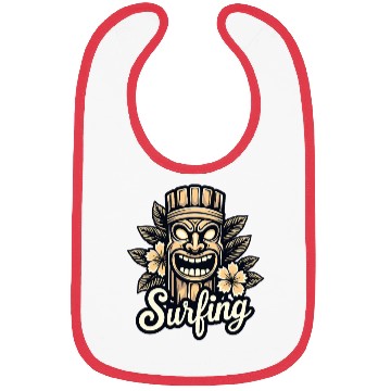 Discover Tiki Surfing Vibes - Hawaii Feeling Pure Bibs