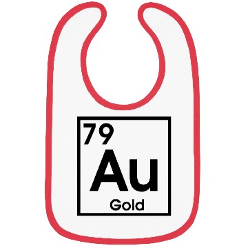 Discover AU Gold – Minimal Element Shadow Logo Bibs