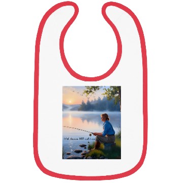 Discover I Fish Because God Said I Can Bibs