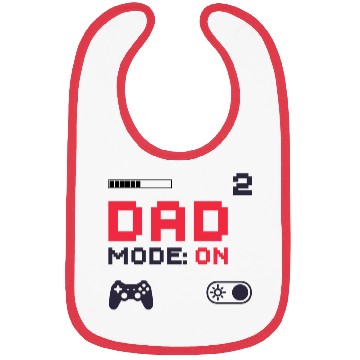 Discover Dad Mode On Retro Gamer Dad Pixel Art Design Bibs