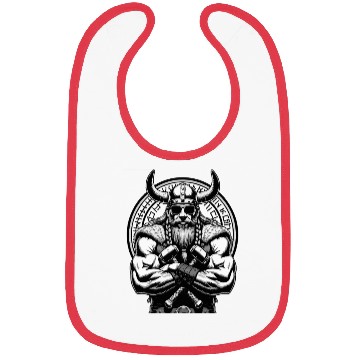 Discover Viking Warrior Man Odin Thor Norman Walhalla Bibs