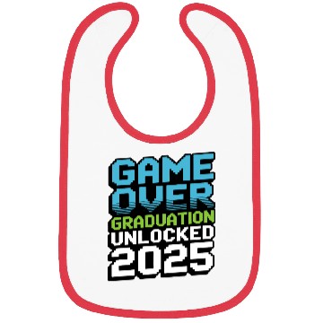 Discover Game Over – Graduation Unlocked 2025 Bibs Gift