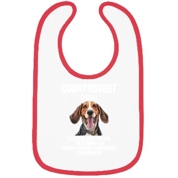 Discover Treeing Walker Coonhound Lover Dog Coontrovert Bibs