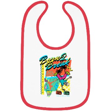 Discover Born 2 Break 90s Nostalgia Design Bibs