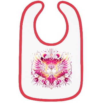 Discover "Praise" Celestial Psychedelic Angel Bibs