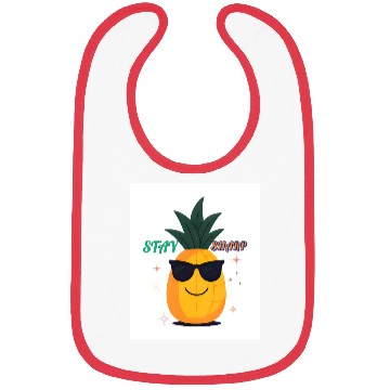 Discover “Stay Sharp” (Pineapple with Sunglasses) Bibs