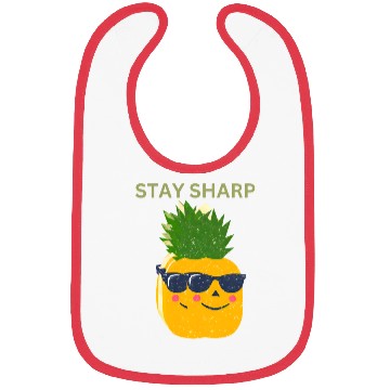 Discover “Stay Sharp” (Pineapple with Sunglasses) Bibs