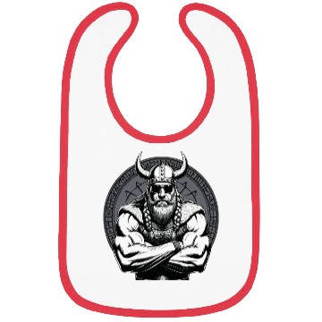 Discover Viking Warrior Man Odin Thor Norman Walhalla Bibs