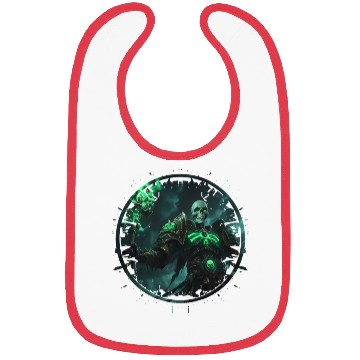 Discover Skeleton Mage With Glowing Rune Armor Fantasy Bibs