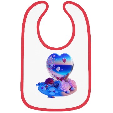 Discover Love's Deepest Reflection Bibs