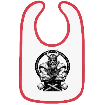 Discover Viking Warrior Man Odin Thor Norman Walhalla Bibs