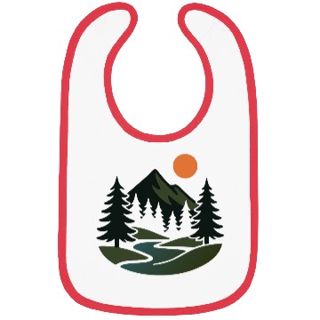 Discover Scenic Nature View – Peaceful Landscape design Bibs