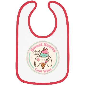 Discover Sweet Scores Cool Wins Gamer Ice Cream Bibs