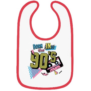 Discover Born In The 90s Retro Nostalgia 90s Design Bibs