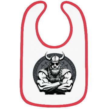 Discover Viking Warrior Man Odin Thor Norman Walhalla Bibs