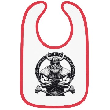 Discover Viking Warrior Man Odin Thor Norman Walhalla Bibs