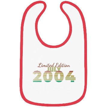Discover 21st birthday Limited Edition SCR 07/2004 Bibs