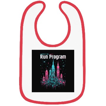 Discover Ruin Program - Cyberpunk Neon Art Design Bibs