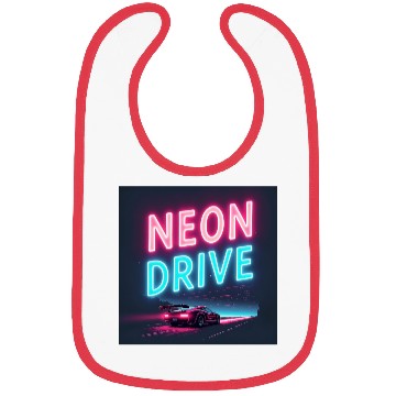 Discover Neon Drive - Retro Synthwave Design Bibs