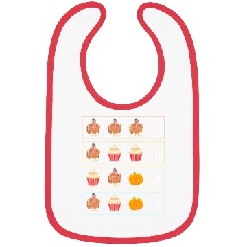 Discover Thanksgiving Teacher Math Turkey Bibs