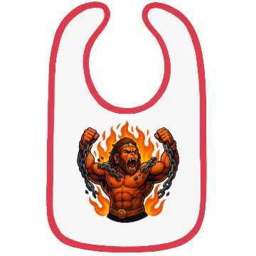 Discover Chain-Breaking Warrior – Symbol of Strength Bibs