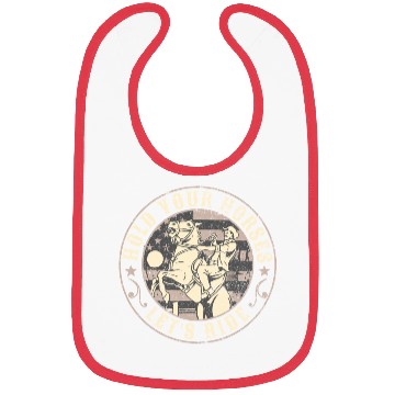 Discover Hold Your Horses, Let's Ride – Retro Cowboy Bibs